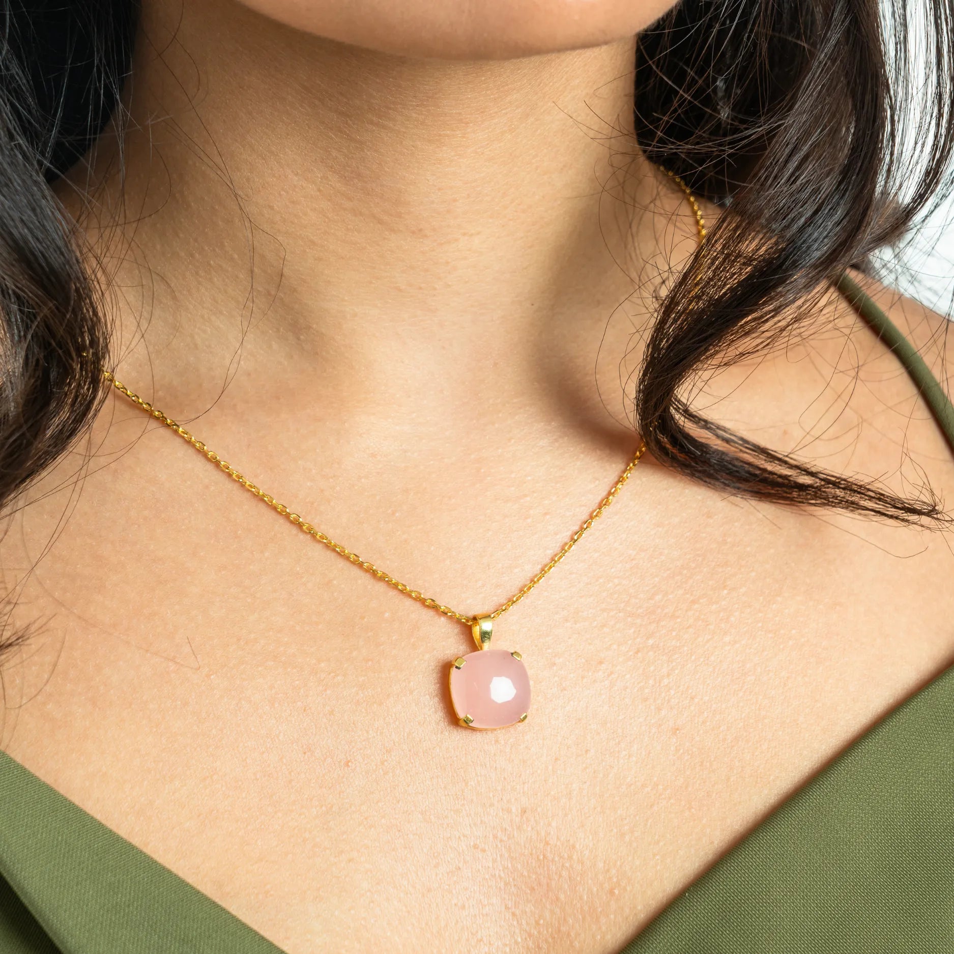 Rosaline Gem Necklace
